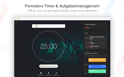 Focus To-Do：Pomodoro-Timer & Aufgabenmanagement