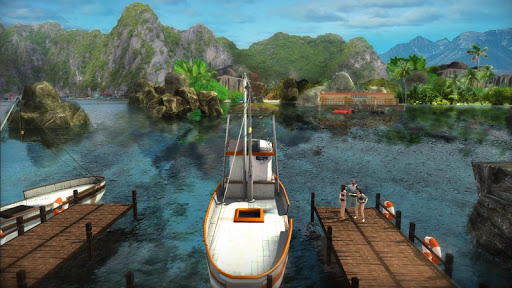 Télécharger Fishing Boat Driving Simulator : Ship Games APK MOD (Astuce) screenshots 3
