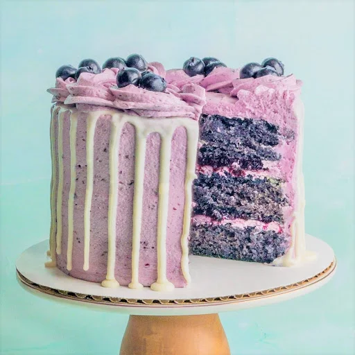 Blueberry Engagement Cake