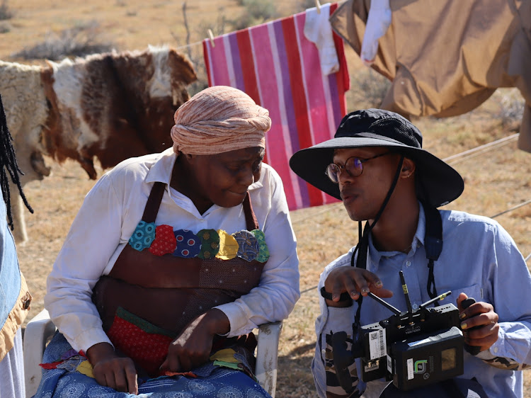 Nakhane directs veteran actor Nandi Nyembe in short film B(l)ind Sacrifice