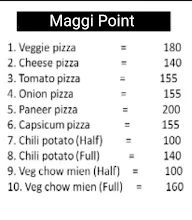 Maggi Point menu 3