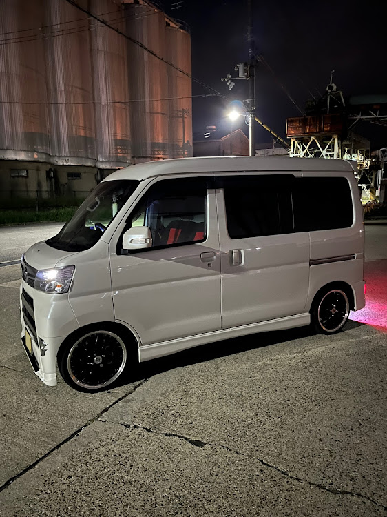 アトレーワゴンの前期テール、中期リヤバンパーの最終型・カスタムターボRSリミテッド・貝塚港・今日も1日お疲れさんでしたに関するカスタム事例の投稿画像3枚目