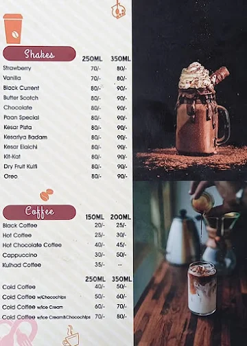 Yumzee Cafe menu 