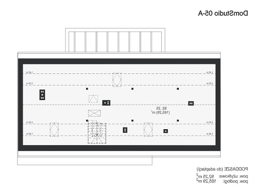 DomStudio 05-A - Rzut poddasza do adaptacji