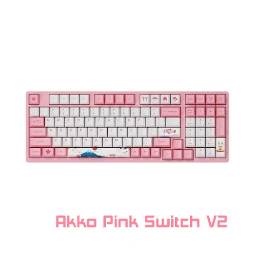Bàn phím cơ Akko 3098 World Tour Tokyo (Akko Pink Switch V2)