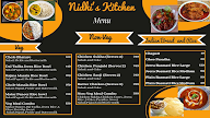 Nidhi's Kitchen menu 1