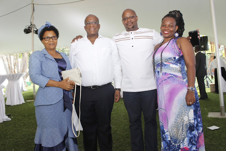 Gladys Lefhoko, her husband Botswana High Commissioner Duke Lefokho and South Africa High Commission’s Thembela Ngulu and Amanda Mkhwanazi