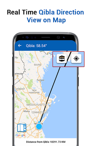 Qibla with Salat Timings - Find Direction  Prayer