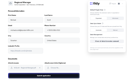 Fitly Autofill Assistant screenshot 4