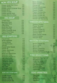 Sandal Leaf Park Restaurant menu 1