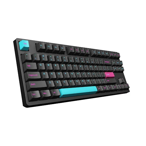 Bàn phím cơ Akko 3087 DS Midnight V2 Pink Switch