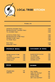 Local Tribe Kitchen menu 1