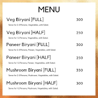 Zeenat Biryani House menu 1