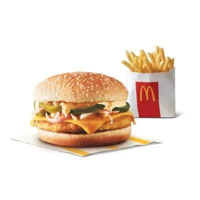 American Cheese Supreme - Chicken + Fries (R)