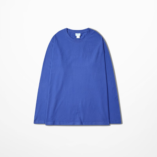 Title 5, Retro Basic Solid Color Autumn Bottoming Shirt ...