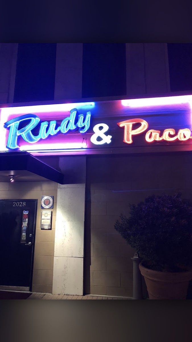 Gluten-Free at Rudy & Paco Restaurant and Bar