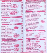 Bostan Hotel menu 4