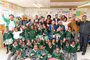 Grade one pupils at Mikateka Primary School in Midrand