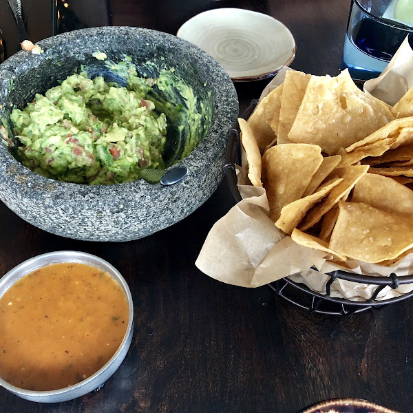 Chips and guacamole