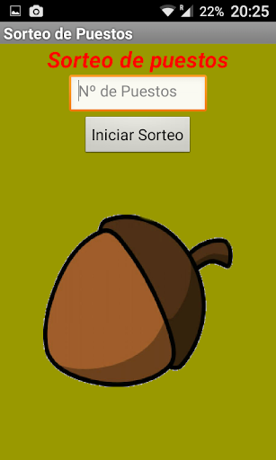 Sorteo de Puestos