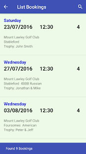 Golf Booking and Fixtures(圖5)-速報App