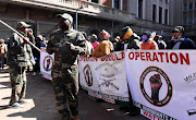 Operation Dudula protest at Park Station in Johannesburg. File image.