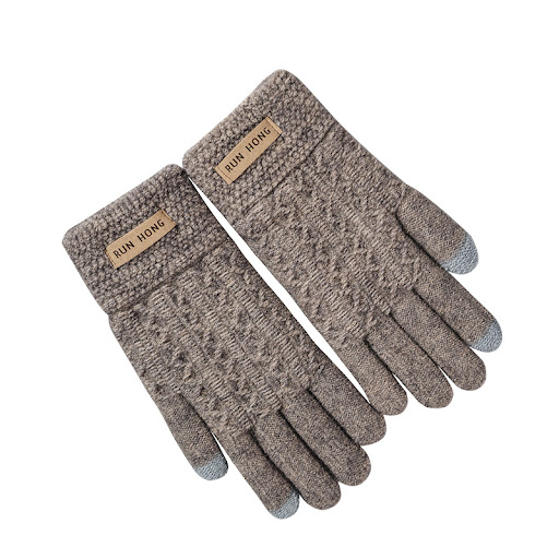 Title 6, Cold protection thickening touch screen fleece-...