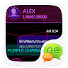 GO SMS PRO PURPLE CHARM THEME icon