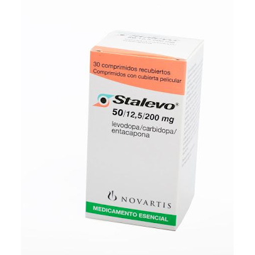 Stalevo Levodopa + Carbidopa + Entacapona  50/200/12.5mg Novartis Frasco x 30 Comprimidos  