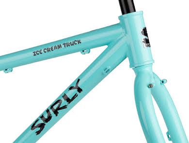 Surly Ice Cream Truck Fat Bike Frameset - 26" - Steel - Safety Mask Blue alternate image 3