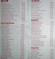 Lords Restaurant menu 1