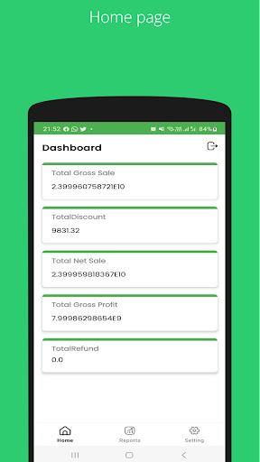 Screenshot Onhand POS Dashboard
