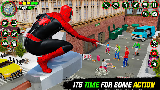 Screenshot Gangster Crime Rope Hero City