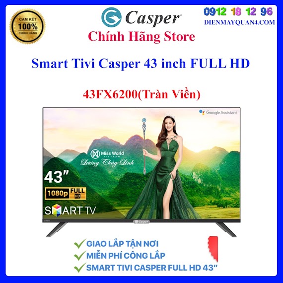 Smart Tivi Casper 43Fx6200 43 Inch - Màn Hình Tràn Viền