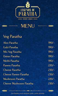 Legends Of Paratha menu 1