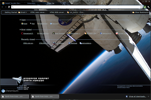 Earth from Outside Shuttle_JZ