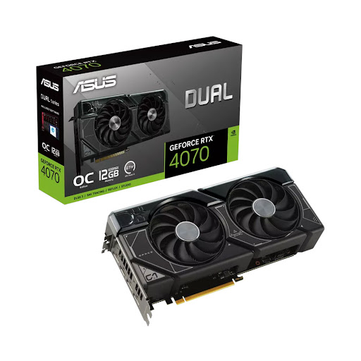 Card màn hình ASUS Dual GeForce RTX 4070 OC Edition 12GB GDDR6X (DUAL-RTX4070-O12G)