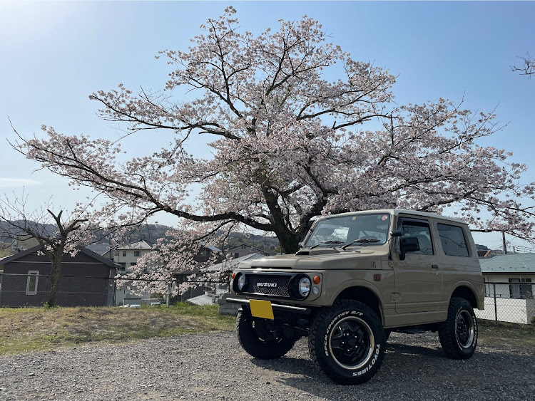 ジムニーのサクラと愛車・桜コラボ・ドライブに関するカスタム事例の投稿画像3枚目