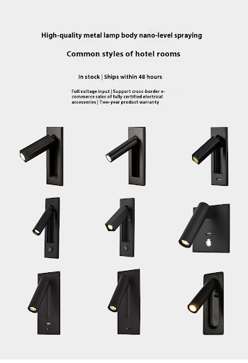 Title 5, Embedded Reading Wall Lamp Hotel Engineering Si...