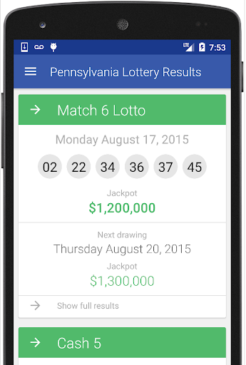 PA Lottery Results