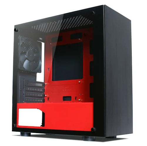 Thùng máy/ Case NEXUS M BLACK RED - Hàng trưng bày