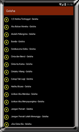 Geisha cinta dan benci lyrics