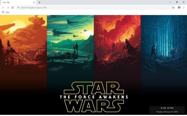 Star Wars HD New Tab & Wallpapers Collection