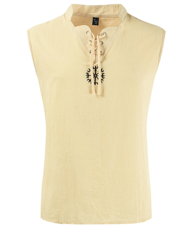 Title 4, Statement mouwloos T-shirt met effen kleur prin...
