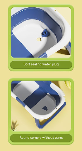 Title 1, Newborn Baby Bathtub with Temperature Sensing f...