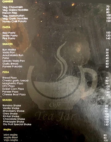 Teajar menu 