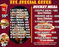 TFC Turkish Fried Chicken menu 1