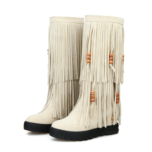 Title 36, Plus Size Womens Boots, Mid-Height Sweet and C...