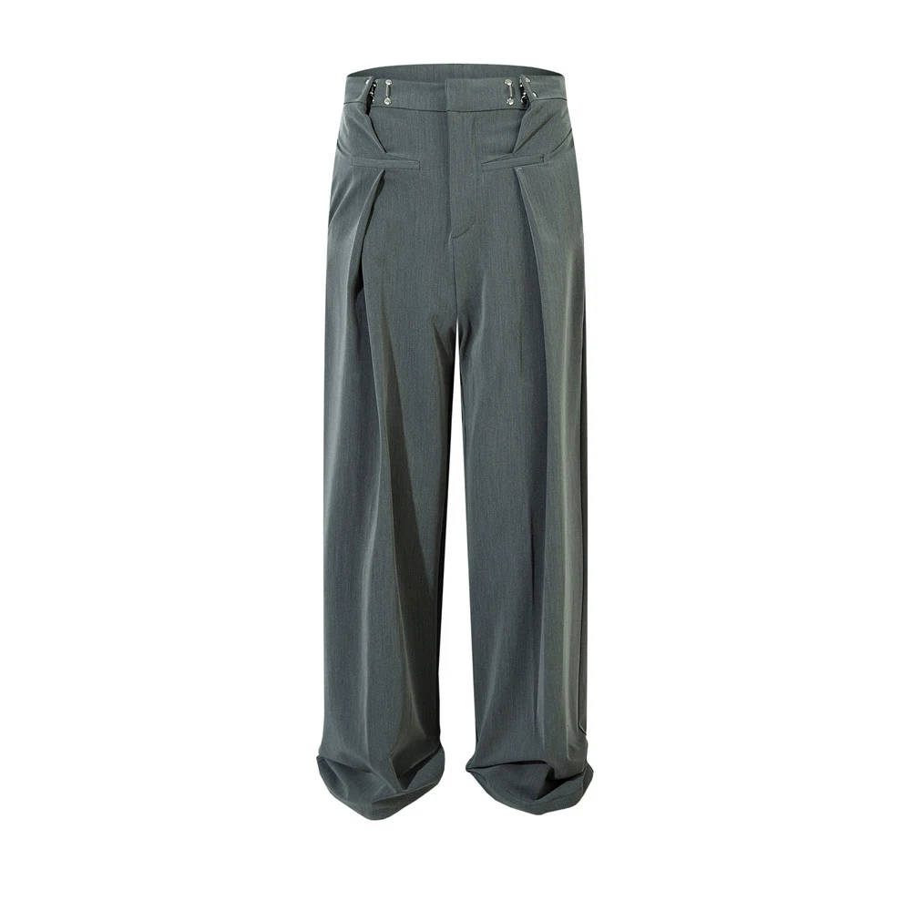 Title 3, Heren American High Street broek met metalen ge...
