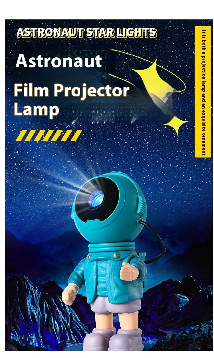 Title 1, Feilin Astronaut Sterrenprojector Kleine Nachtl...